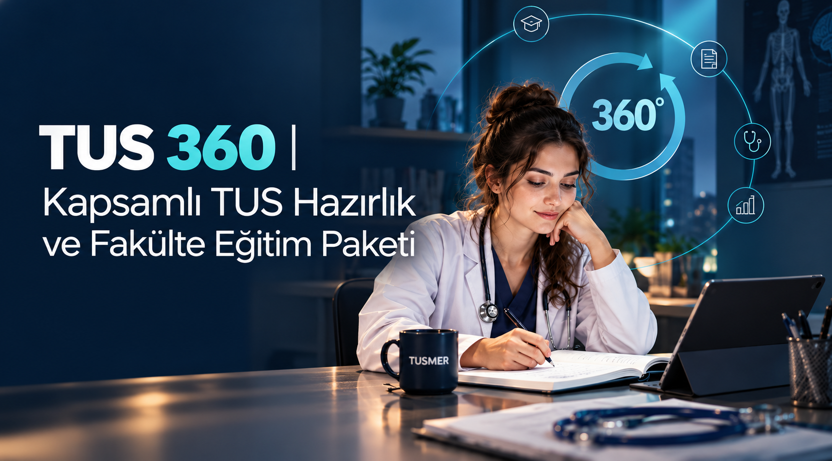 TUS 360: Tıp Fakültesinden Uzmanlığa Kapsamlı Eğitim Paketi